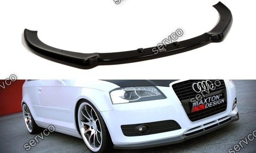 Prelungire splitter bara fata Audi A3 8P Facelift 2008-2013 v1 - Maxton Design