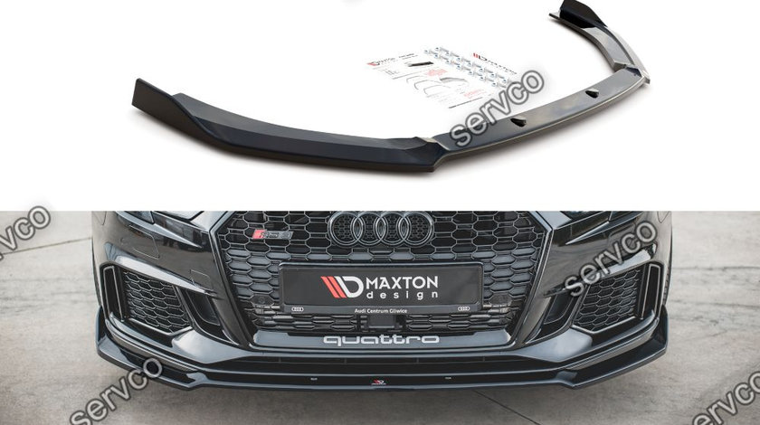 Prelungire splitter bara fata Audi A3 RS3 8V Facelift 2017- v12 - Maxton Design