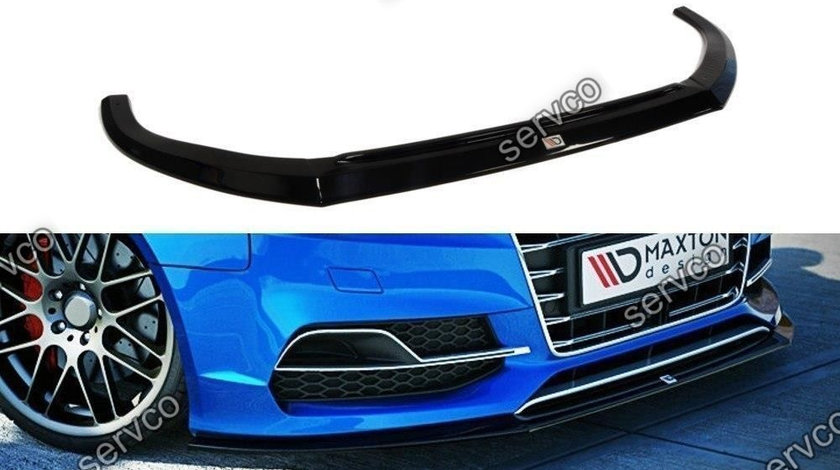 Prelungire splitter bara fata Audi A3 S3 8V Sedan Cabrio 2012-2016 v3 - Maxton Design