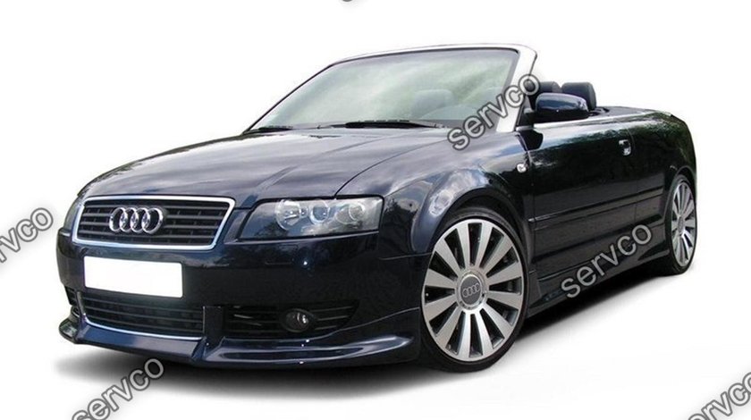 Prelungire splitter bara fata Audi A4 B6 Cabrio 2002-2006 v4