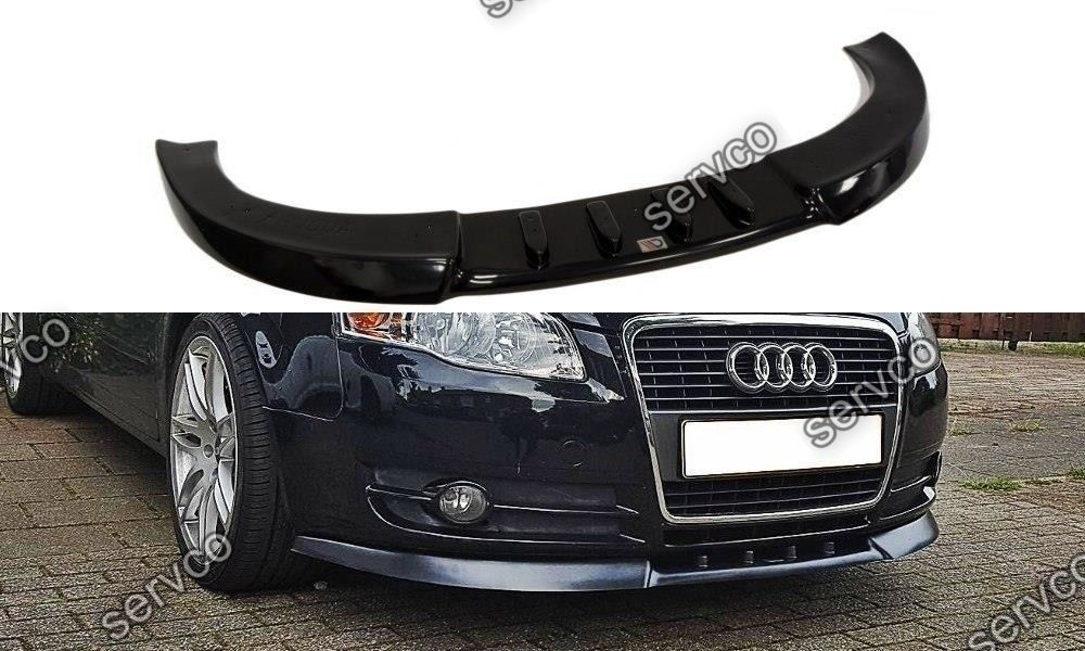 Prelungire splitter bara fata Audi A4 B7 2004-2007 v1 - Maxton Design