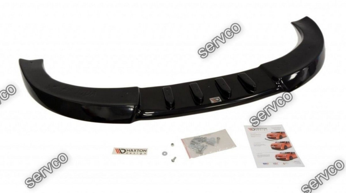 Prelungire splitter bara fata Audi A4 B7 2004-2007 v1 - Maxton Design