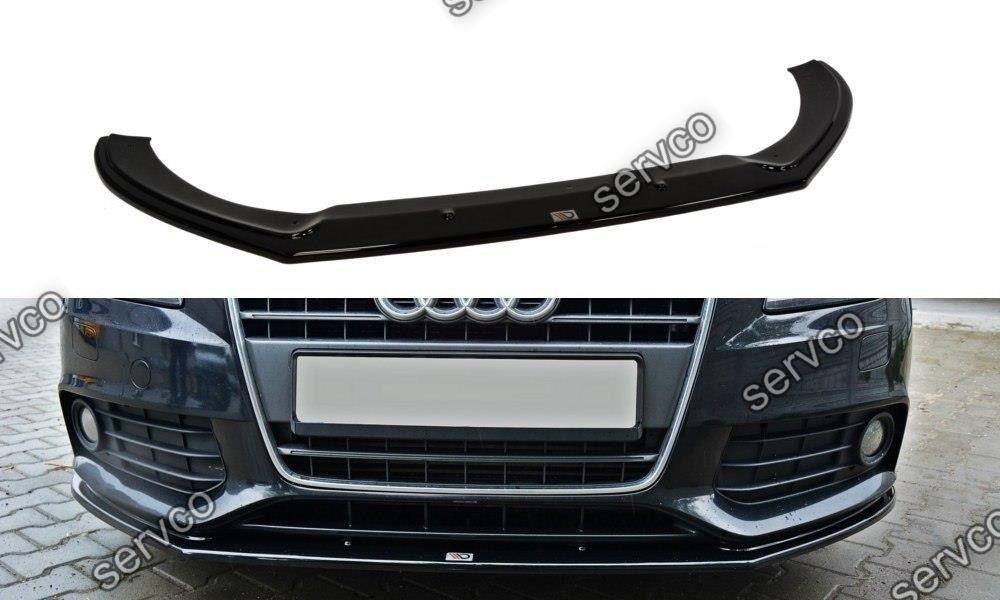 Prelungire splitter bara fata Audi A4 B8 2007-2011 v1 - Maxton Design
