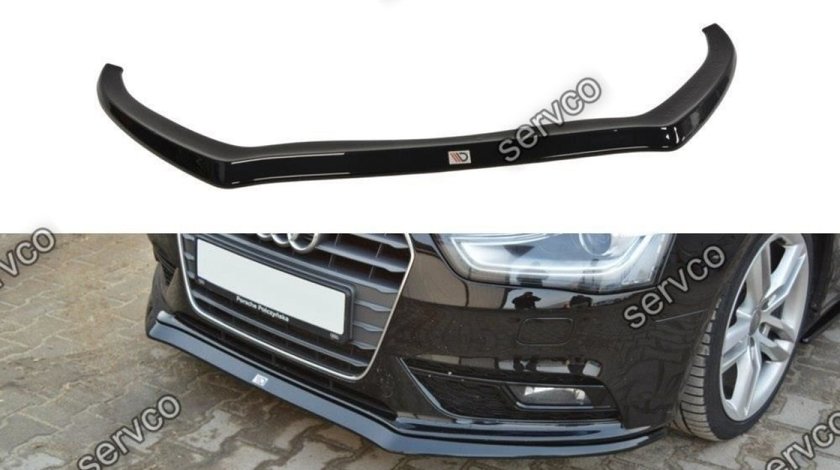 Prelungire splitter bara fata Audi A4 B8 Facelift 2011-2015 v2