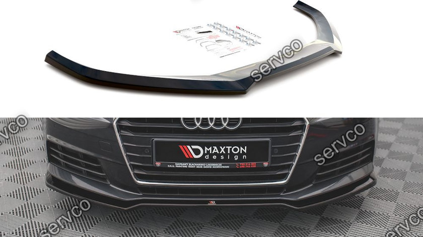 Prelungire splitter bara fata Audi A4 B9 2015-2019 v12 - Maxton Design