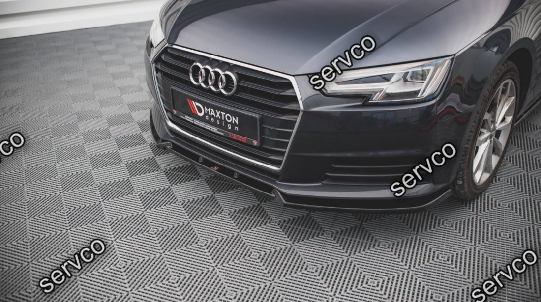 Prelungire splitter bara fata Audi A4 B9 2015-2019 v13 - Maxton Design