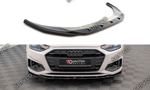 Prelungire splitter bara fata Audi A4 B9 Facelift 2019- v15 - Maxton Design