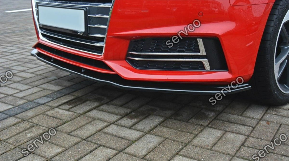 Prelungire splitter bara fata Audi A4 B9 S-Line 2015-2019 v2 - Maxton Design