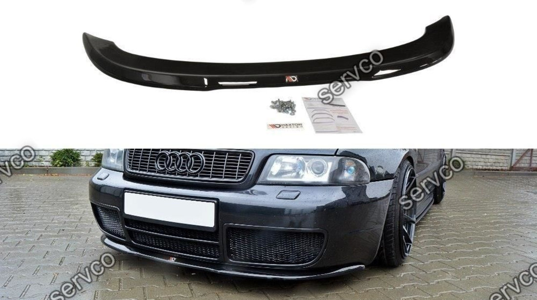 Prelungire splitter bara fata Audi A4 S4 B5 1997-2001 v2 - Maxton Design