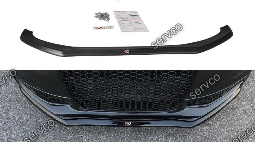 Prelungire splitter bara fata Audi A4 S4 B8 Facelift 2012-2014 v6
