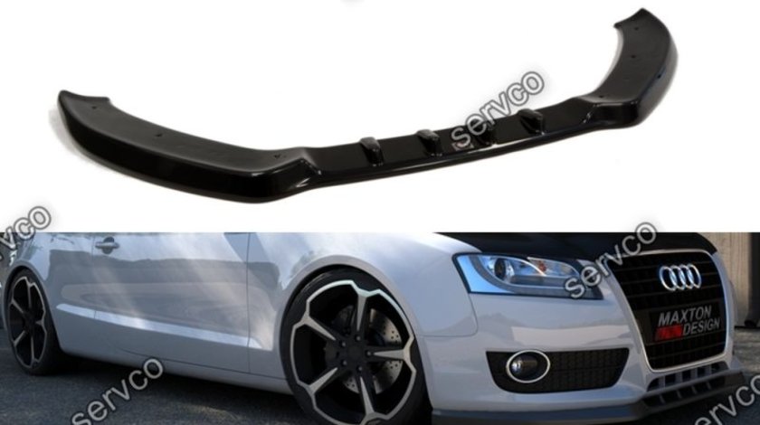 Prelungire splitter bara fata Audi A5 8T 2007-2011 v4 - Maxton Design