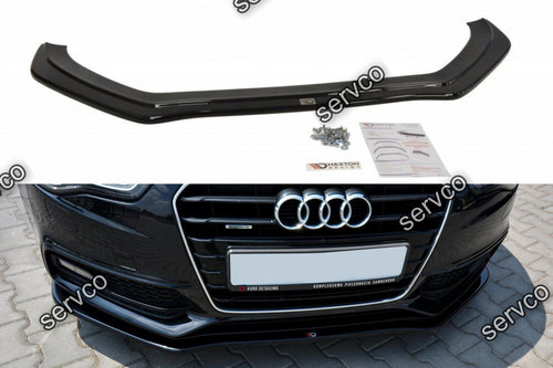 Prelungire splitter bara fata Audi A5 8T S-Line Facelift 2011-2015 v2 - Maxton Design
