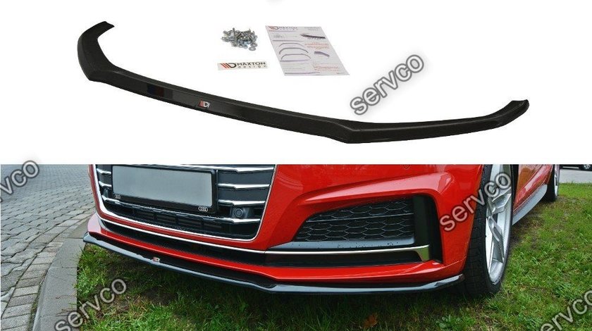 Prelungire splitter bara fata Audi A5 F5 S-Line 2016-2019 v2 - Maxton Design