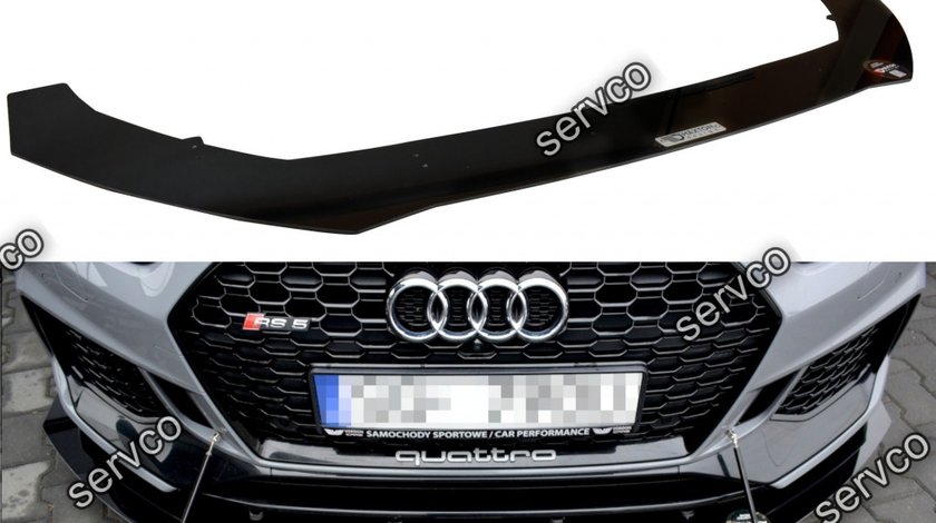 Prelungire splitter bara fata Audi A5 RS5 Mk2 F5 Coupe 2017-2019 v6 - Maxton Design