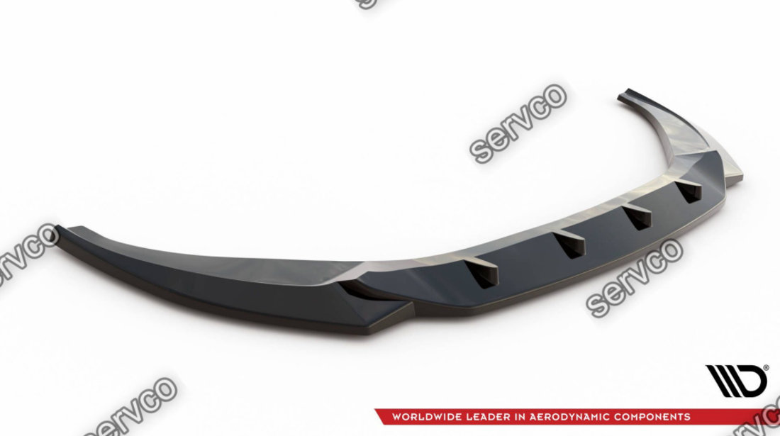 Prelungire splitter bara fata Audi A6 C8 2019- v12 - Maxton Design