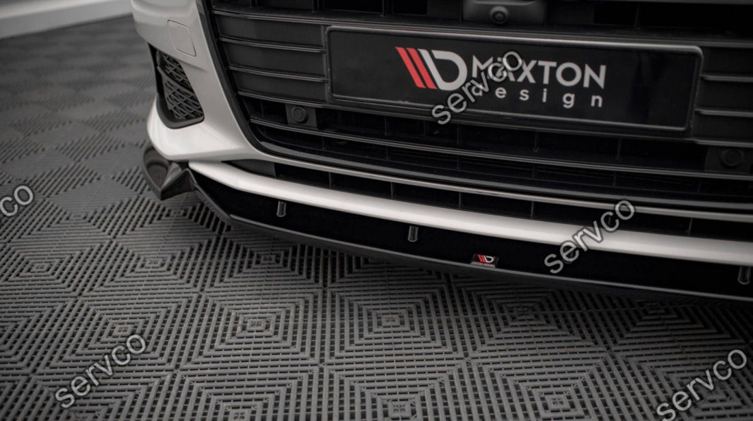 Prelungire splitter bara fata Audi A6 C8 2019- v13 - Maxton Design