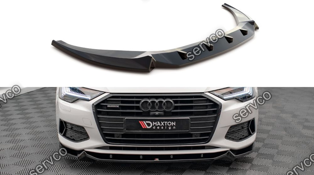 Prelungire splitter bara fata Audi A6 C8 2019- v13 - Maxton Design