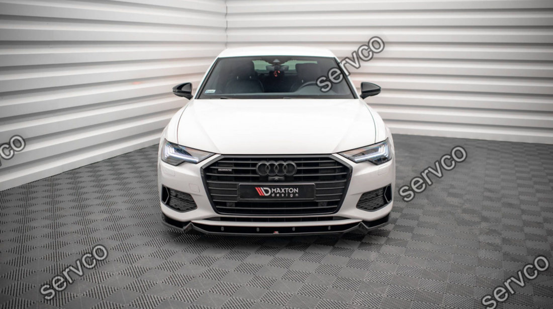 Prelungire splitter bara fata Audi A6 C8 2019- v13 - Maxton Design