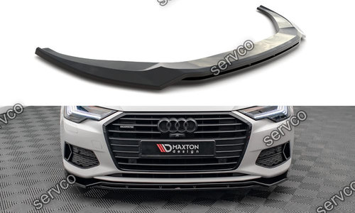 Prelungire splitter bara fata Audi A6 C8 2019- v14 - Maxton Design