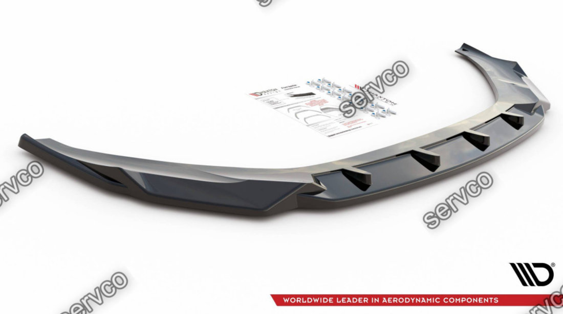 Prelungire splitter bara fata Audi A7 C8 2018- v3 - Maxton Design
