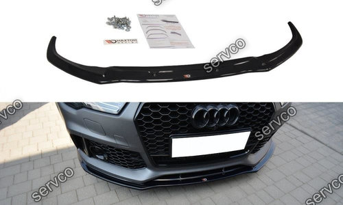 Prelungire splitter bara fata Audi A7 RS7 Facelift 2014-2017 v4 - Maxton Design