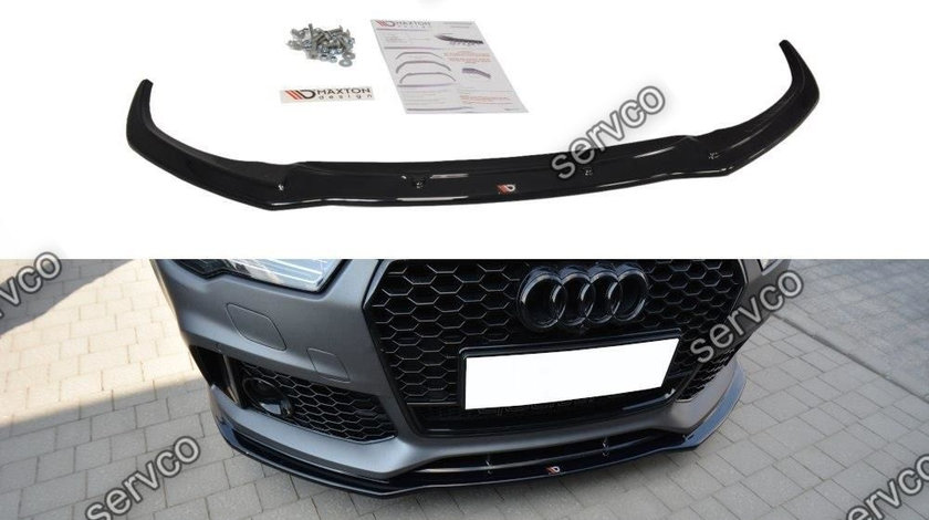 Prelungire splitter bara fata Audi A7 RS7 Facelift 2014-2017 v4 - Maxton Design