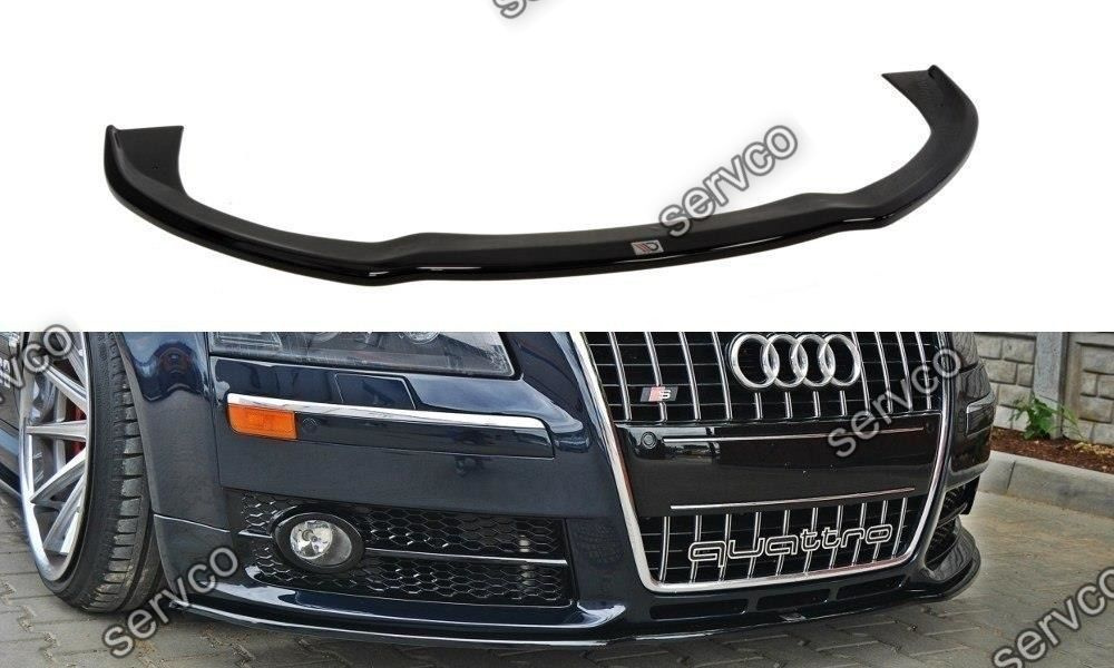 Prelungire splitter bara fata Audi A8 S8 D3 2007-2010 v1 - Maxton Design