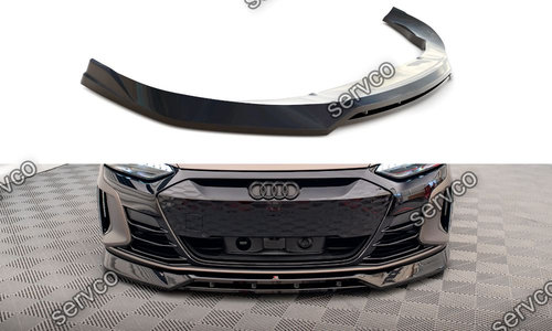 Prelungire splitter bara fata Audi e-Tron GT / RS GT RS Mk1 2021- v3 - Maxton Design