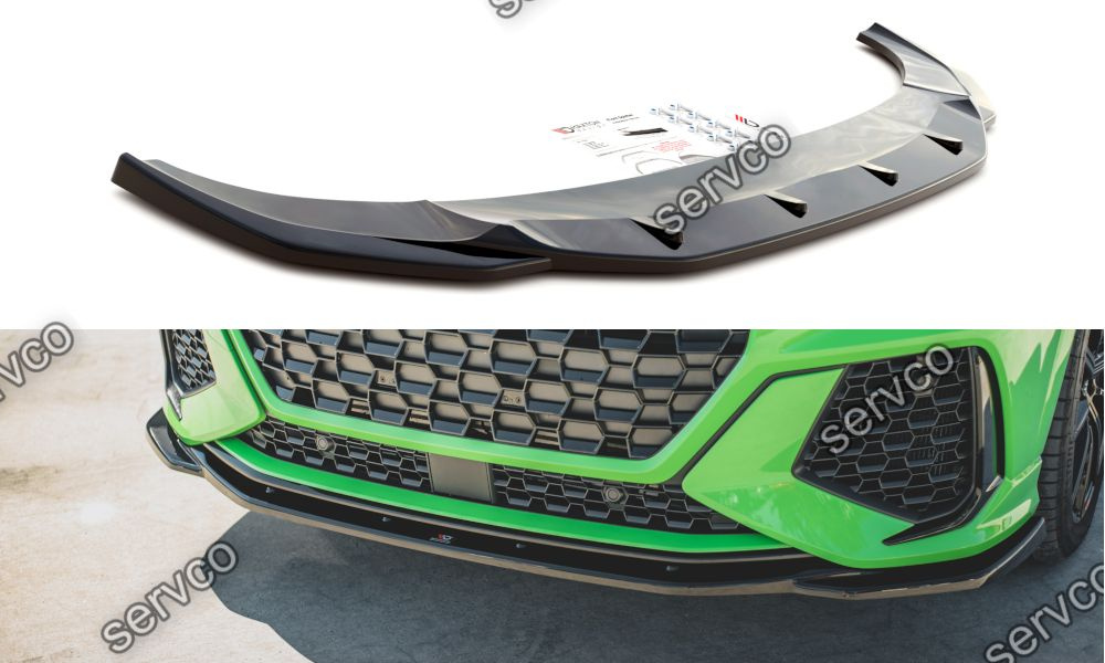 Prelungire splitter bara fata Audi Q3 RSQ3 F3 2019- v2 - Maxton Design