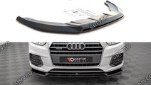 Prelungire splitter bara fata Audi Q3 S-Line 8U Fa...