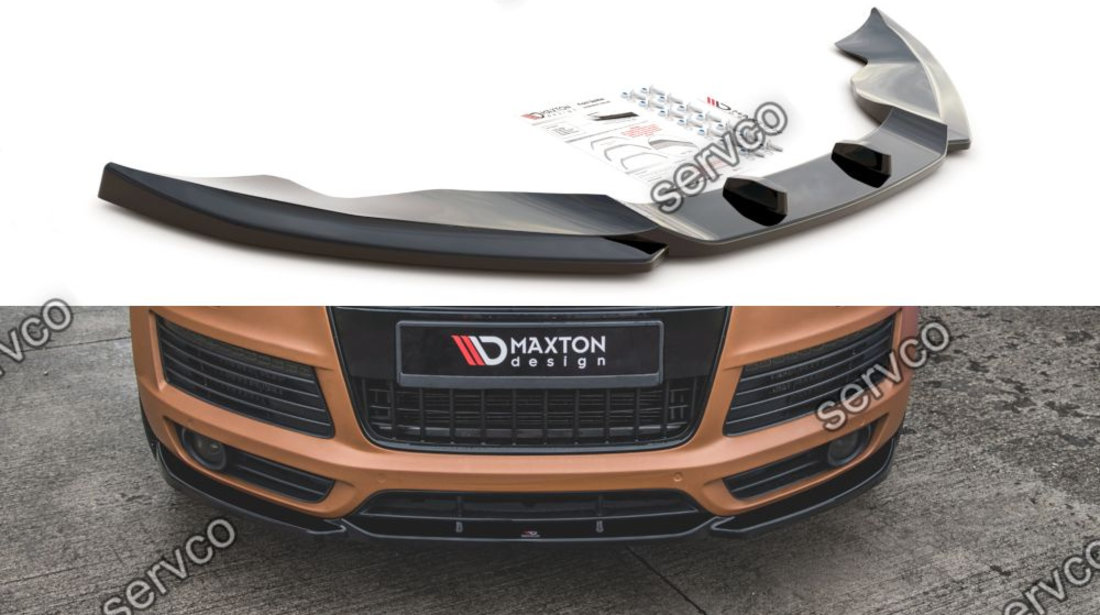 Prelungire splitter bara fata Audi Q7 S-Line 2005-2009 v2 - Maxton Design