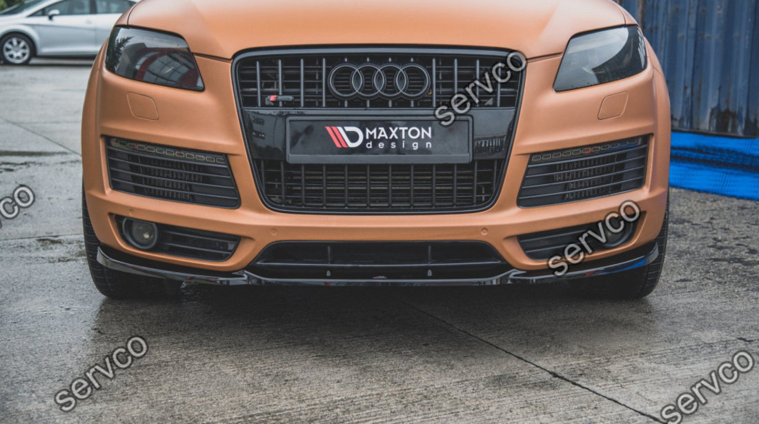 Prelungire splitter bara fata Audi Q7 S-Line 2005-2009 v2 - Maxton Design
