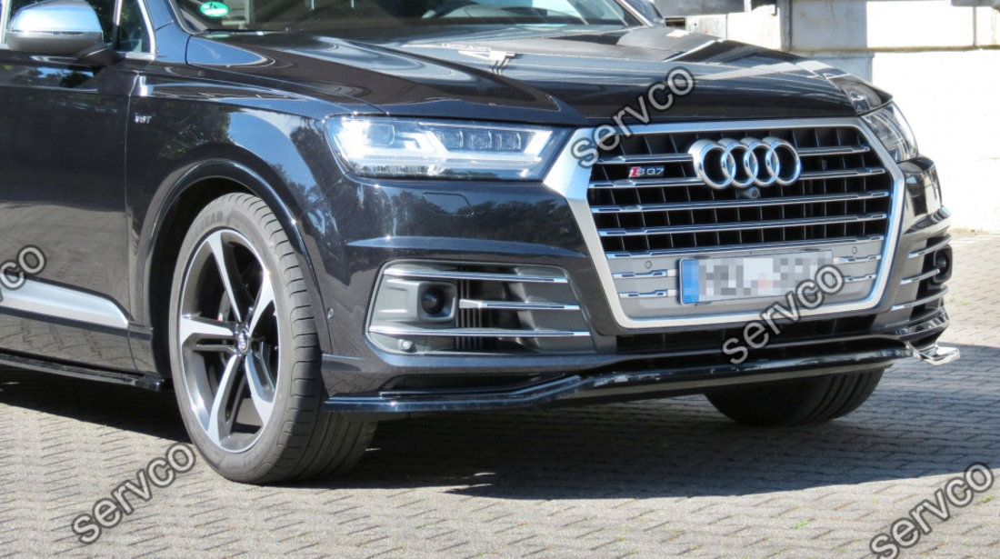 Prelungire splitter bara fata Audi Q7 SQ7 Mk2 2016- v1 - Maxton Design