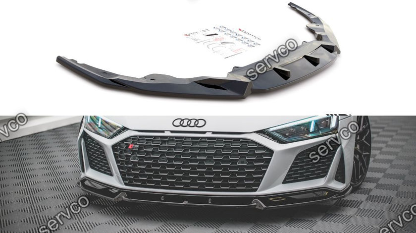 Prelungire splitter bara fata Audi R8 Mk2 Facelift 2018- v7 - Maxton Design