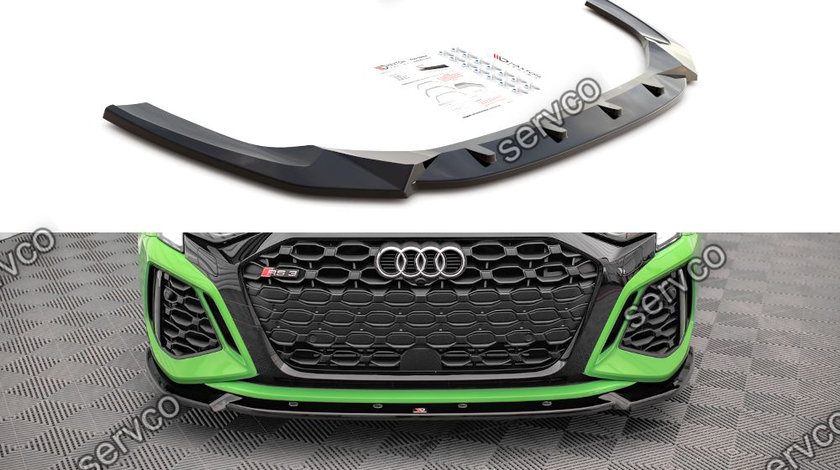 Prelungire splitter bara fata Audi RS3 8Y 2020- v11 - Maxton Design