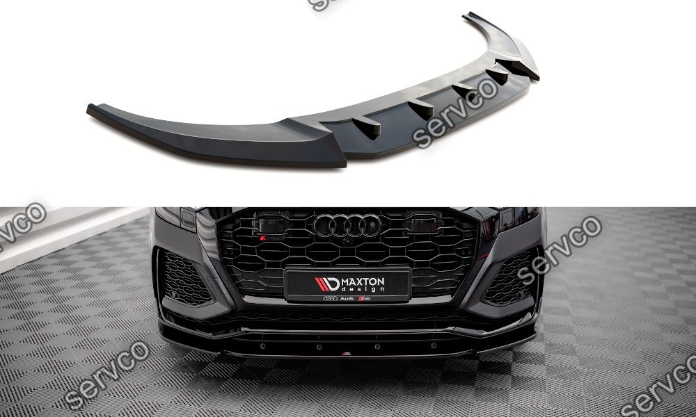 Prelungire splitter bara fata Audi RSQ8 Mk1 2019- v2 - Maxton Design