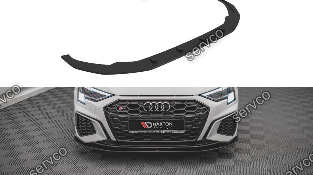 Prelungire splitter bara fata Audi S3 A3 S-Line 8Y 2020- v5 - Maxton Design