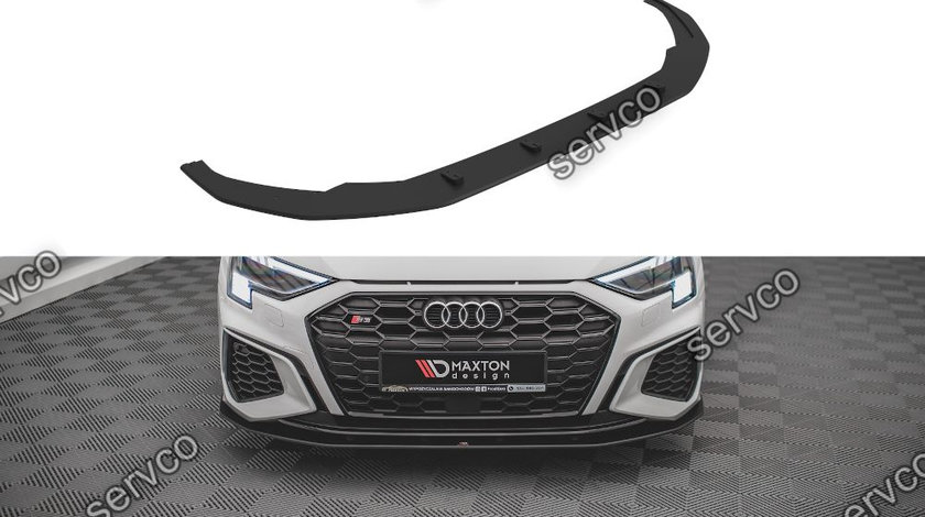 Prelungire splitter bara fata Audi S3 A3 S-Line 8Y 2020- v5 - Maxton Design