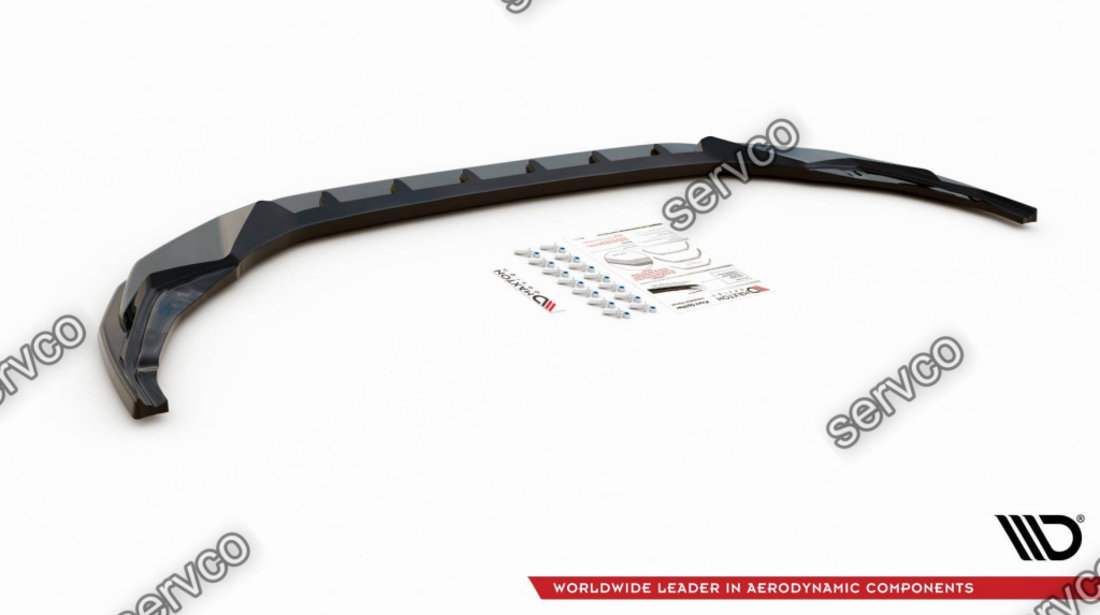 Prelungire splitter bara fata Audi S3 A3 S-Line 8Y 2020- v3 - Maxton Design