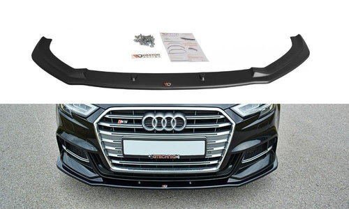 Prelungire splitter bara fata Audi S3 A3 S-Line 8V Facelift 2017- v12 - Maxton Design