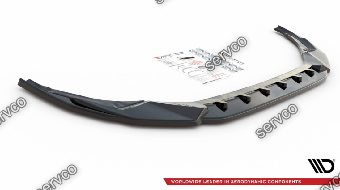 Prelungire splitter bara fata Audi S3 A3 S-Line 8Y 2020- v3 - Maxton Design