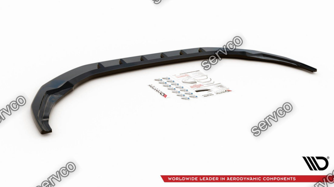 Prelungire splitter bara fata Audi S3 A3 S-Line 8Y 2020- v1 - Maxton Design