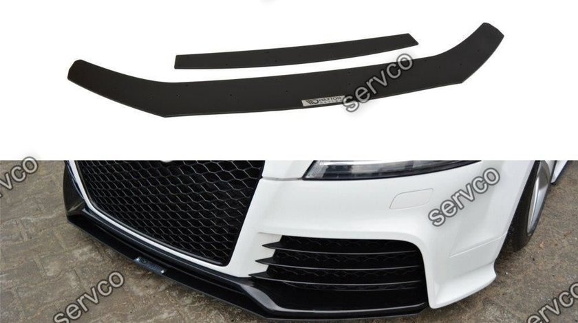 Prelungire splitter bara fata Audi TT Mk2 8J RS 2009-2014 v2 - Maxton Design