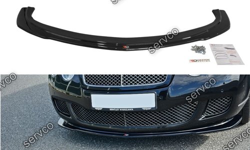 Prelungire splitter bara fata Bentley Continental GT 2009-2011 v1 - Maxton Design