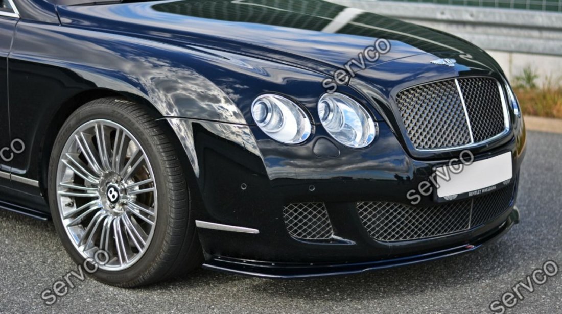 Prelungire splitter bara fata Bentley Continental GT 2009-2011 v1 - Maxton Design