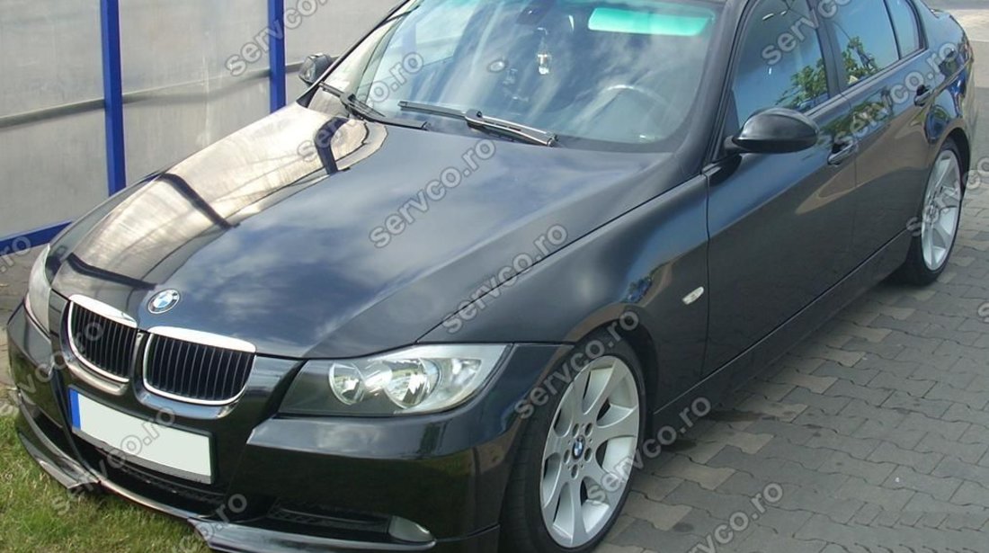 Prelungire splitter bara fata BMW E90 E91 M TECH Aerodynamic pachet seria 3 2005 - 2008