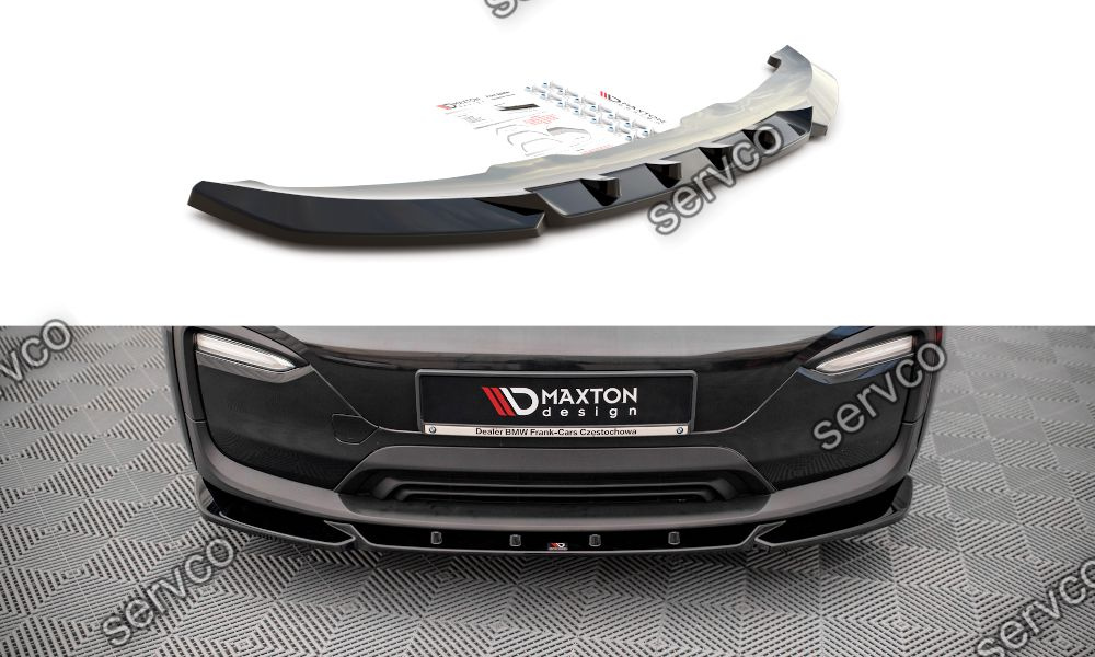 Prelungire splitter bara fata Bmw i3 Mk1 Facelift 2017-2022 v2 - Maxton Design