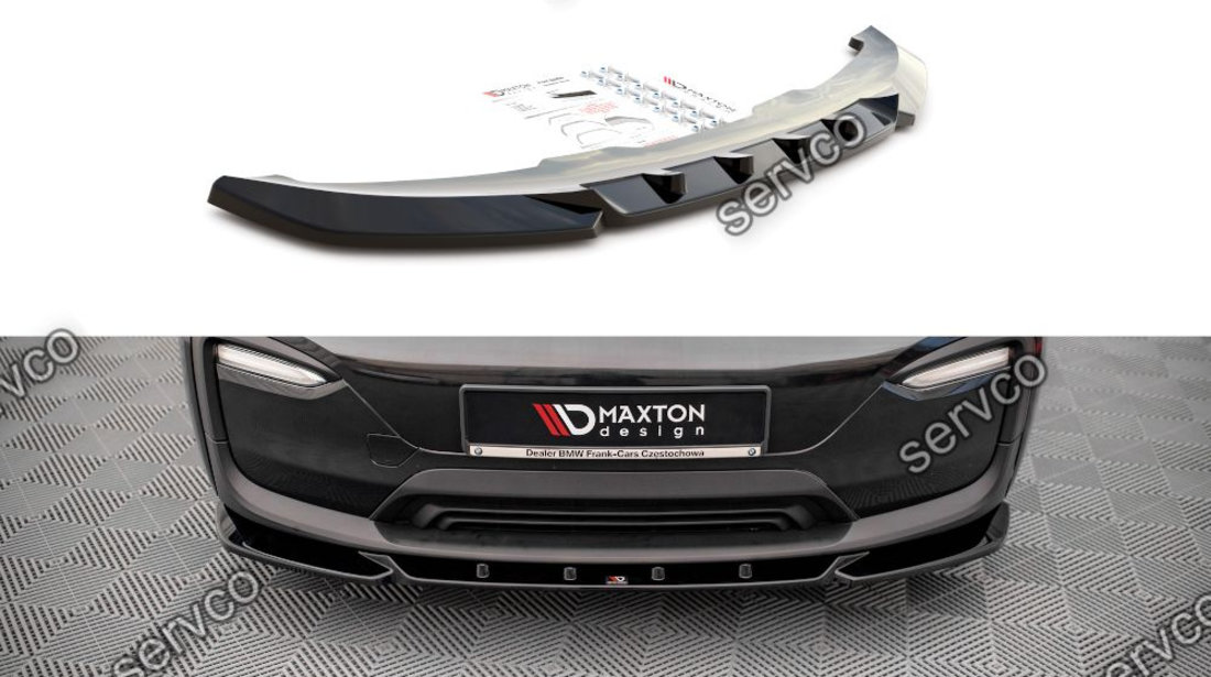 Prelungire splitter bara fata Bmw i3 Mk1 Facelift 2017-2022 v2 - Maxton Design