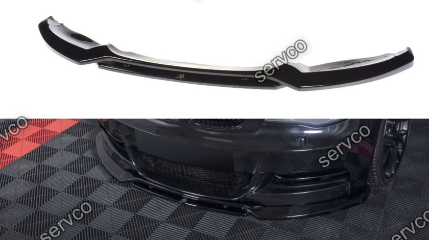 Prelungire splitter bara fata BMW Seria 1 E81 E87 M-Pachet Facelift 2008-2012 v3
