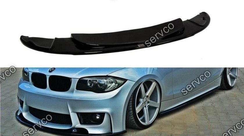 Prelungire splitter bara fata Bmw seria 1 E81 E87 M-Design 2004-2008 v1 - Maxton Design